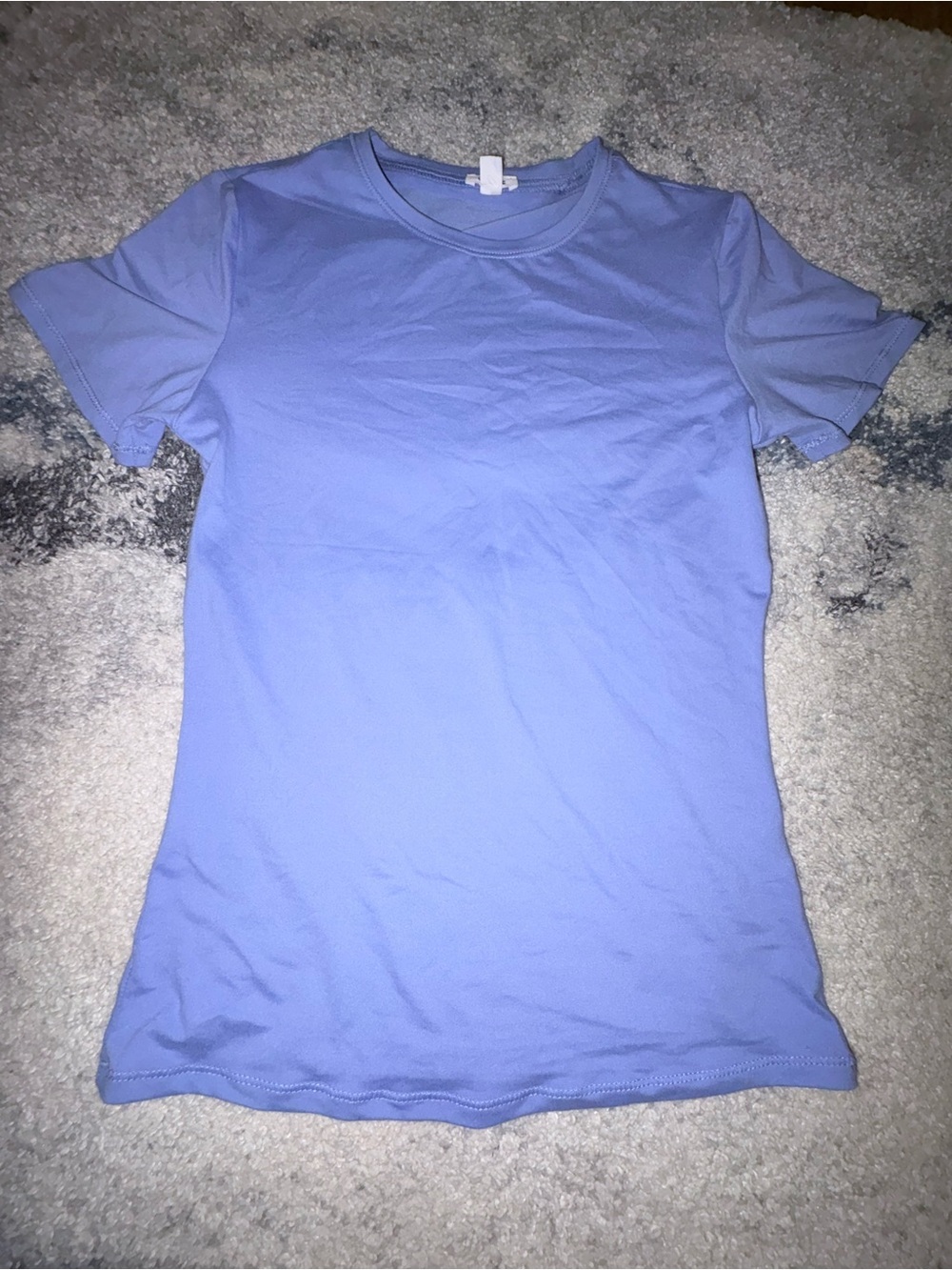 Garage Short Sleeve Crewneck Tee in Periwinkle Blue